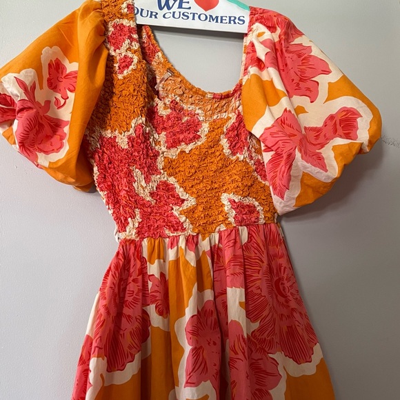 Free People Kalina Printed Midi Dress, Sz M - Picture 7 of 11